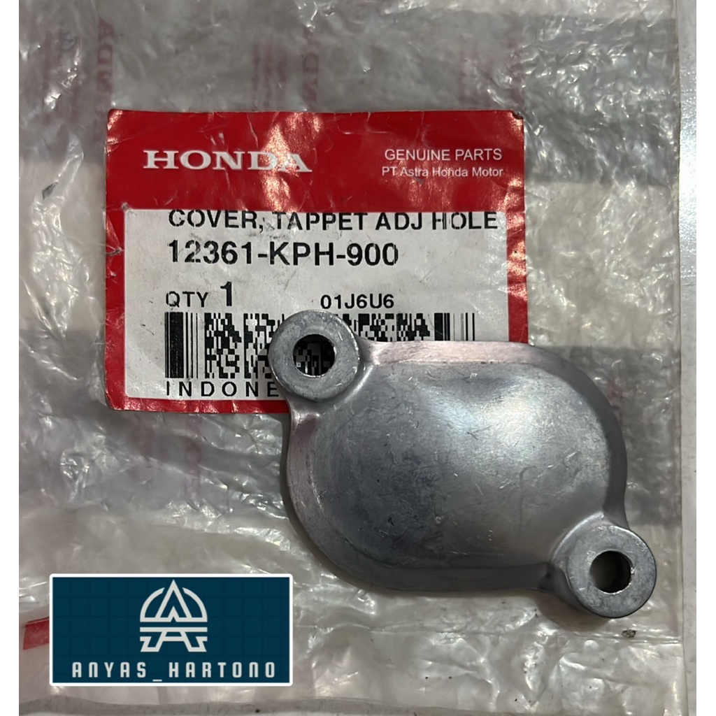 12361-KPH-900 |  Cover Tappet Adj Tutup Klep Karisma Kirana Blade Supra X 125 Lama Batman Helm in Fi