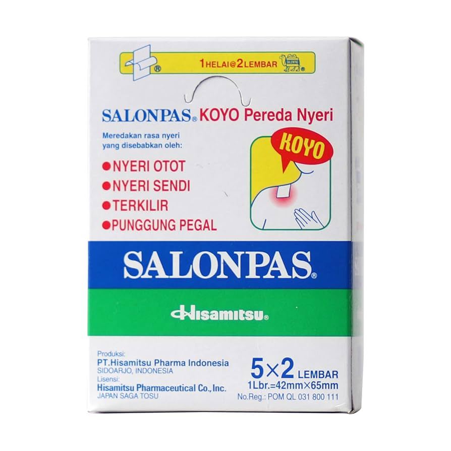 SALONPAS Koyo Patch Gel 5X2 Lembar
