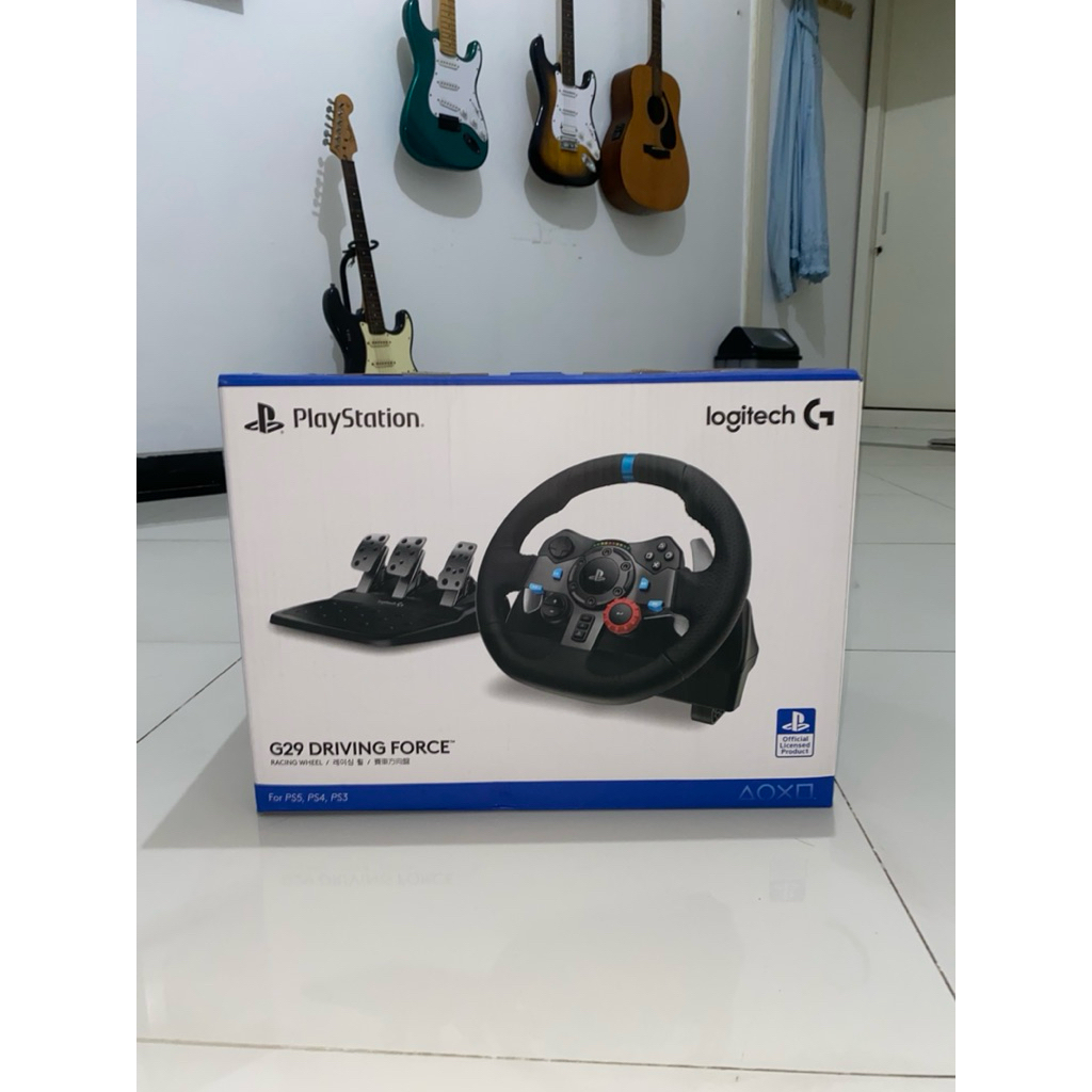 Logitech G29 Driving Force (PS5/PS4/PC) Fullset + Shifter - Second 99.9%