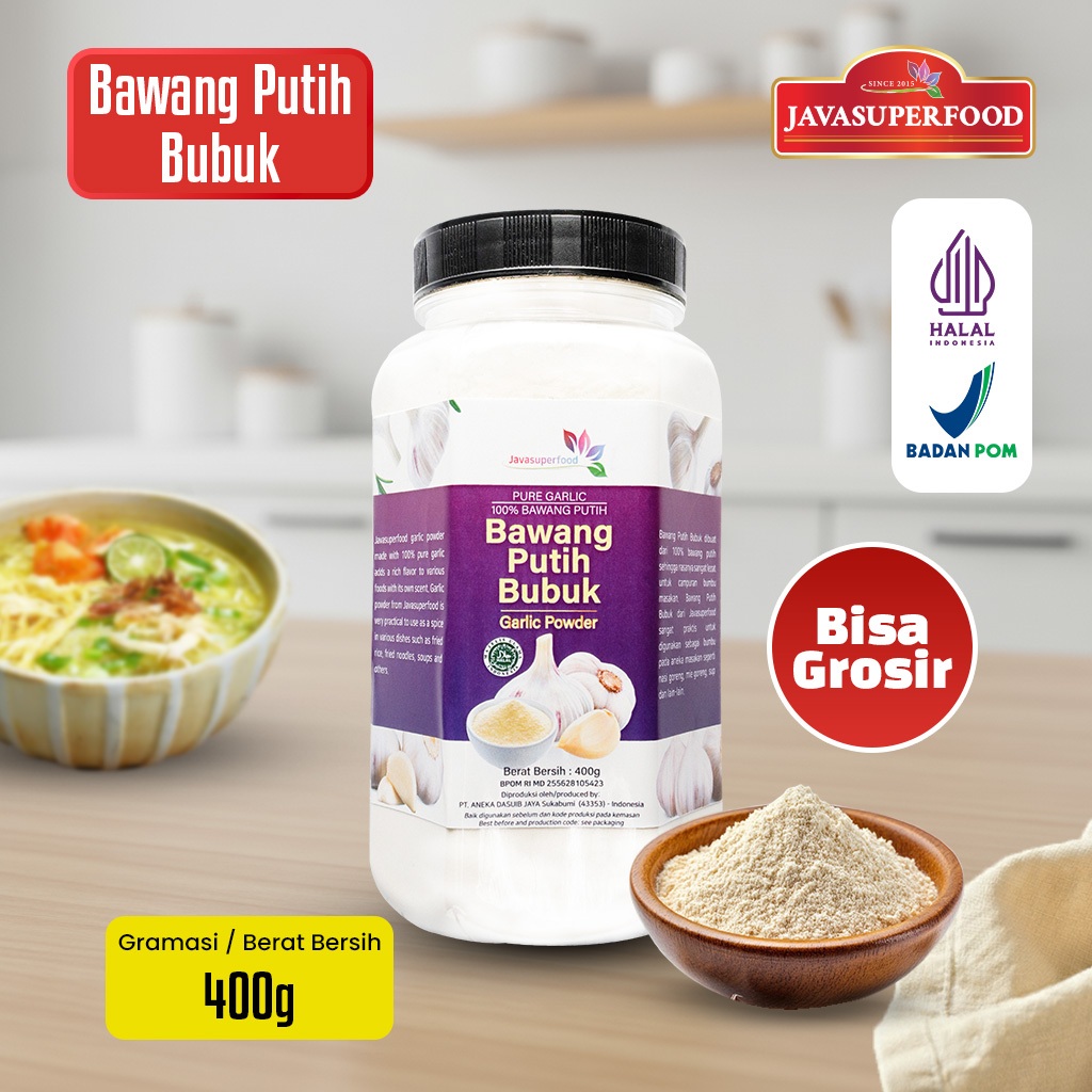 Bawang Putih Bubuk | Garlic Powder | Bubuk Bawang Putih 400g