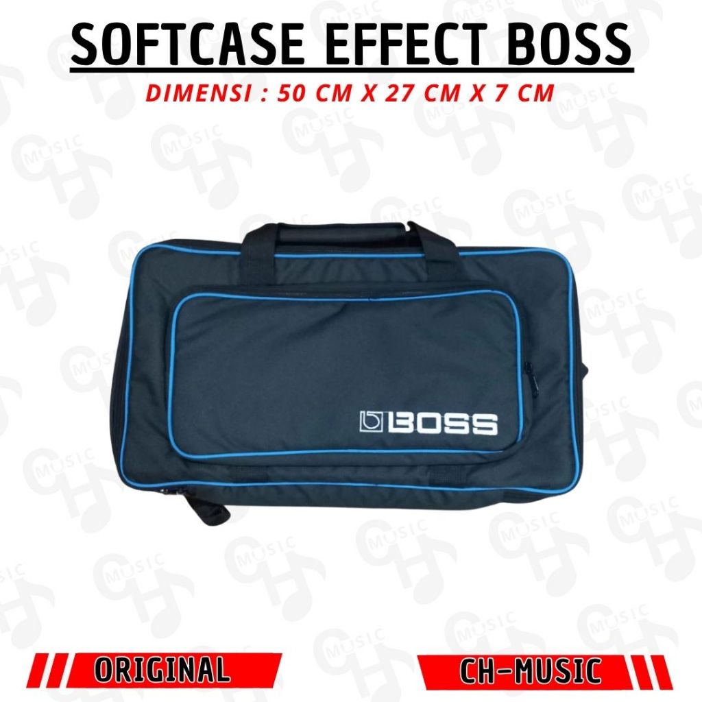 Softcase Gigbag Boss Efek Busa Tebal Jinjing Ransel Softcase Boss Efek Busa