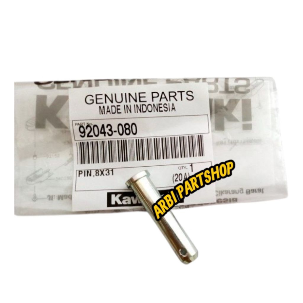 Pen Pin Step Footstep Depan Belakang Klx 150 Series Original 92043-0744 92043-080