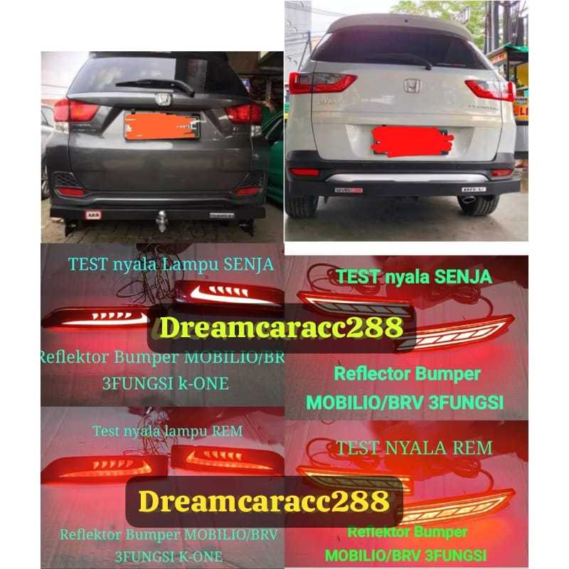 Lampu Reflector  Bumper Lampu Mata kucing Led MOBILIO BRV Led Bumper Lampu