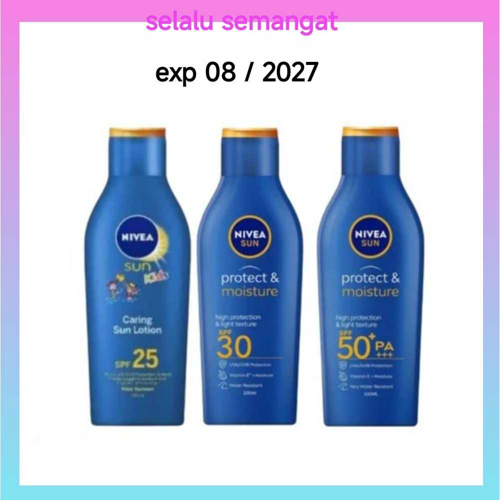Nivea Sunscreen Moisturiser Lotion Spf50+ & Vitamin E 100ml/200ml/75ML/Sunblock/Sunscreen