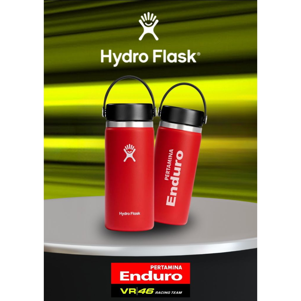 (Limited Edition) Official Hydro Flask Tumbler 16oz Coffee with Flex Sip Lid Collaboration with Pert