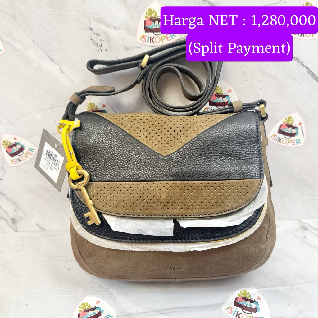 429 NET-NWT Fossil Peyton PW Patch Work