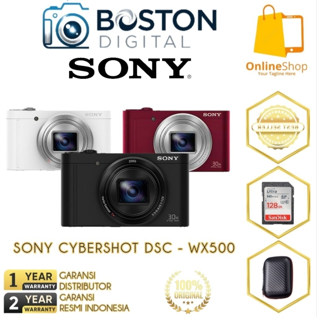 SONY CYBERSHOT DSC-WX500 / CAMERA DIGITAL SONY DSC-WX500 / SONY WX500