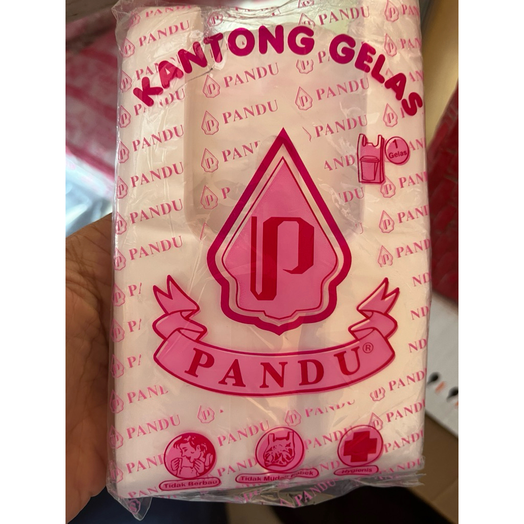 kresek bening pandu gelas ( 1 cup )
