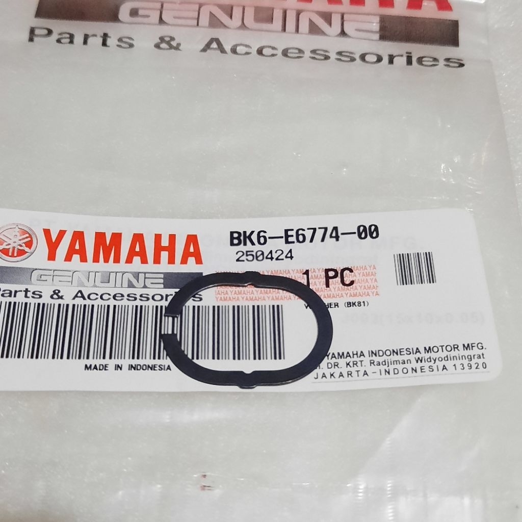 RING DUDUKAN PER LAWAN KAKI 3 KOPLING VIXION NEW LED VIXION R R155 XSR ASLI ORI YAMAHA BK6-E6774-00