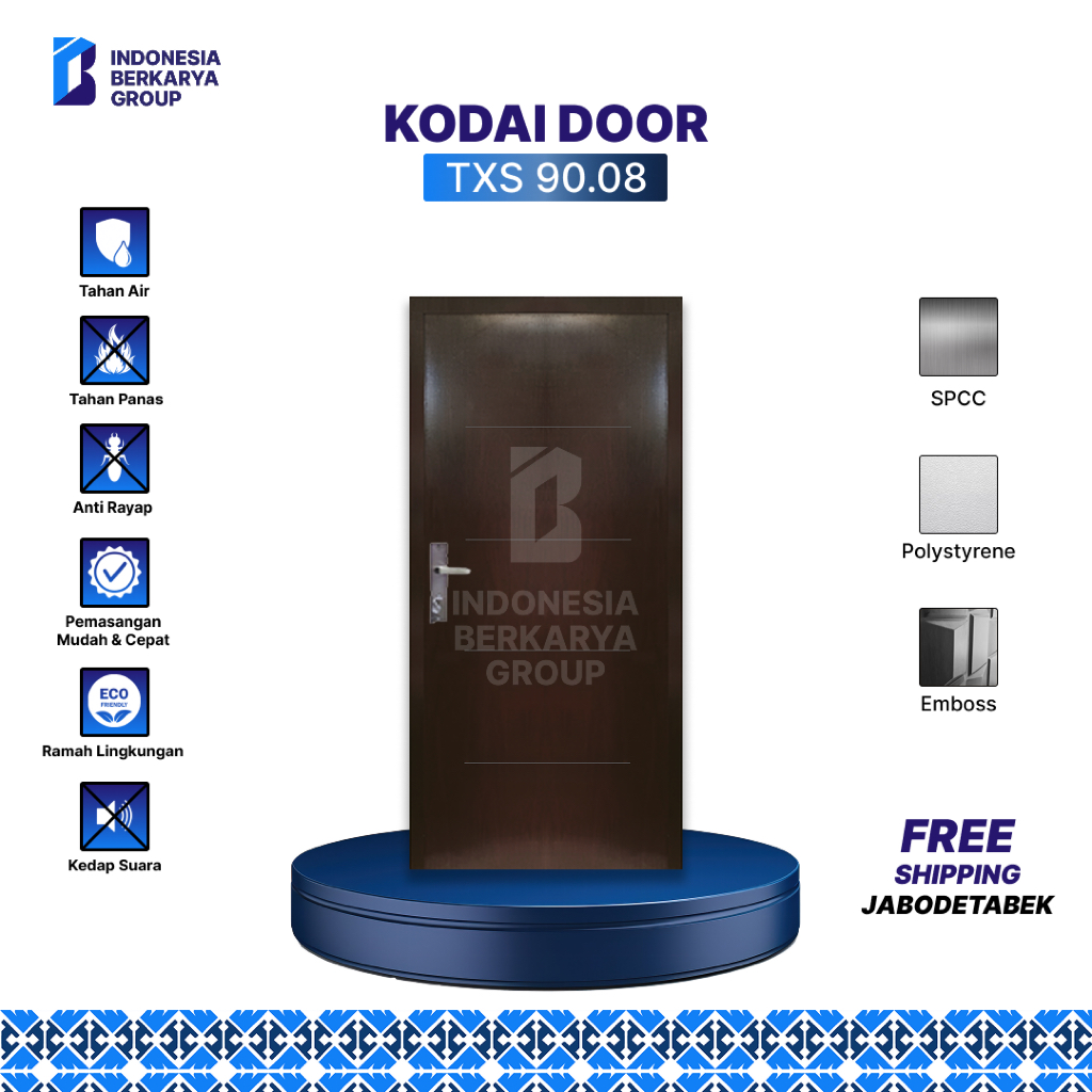 Pintu Baja Kodai Steel Door TXS 90.08