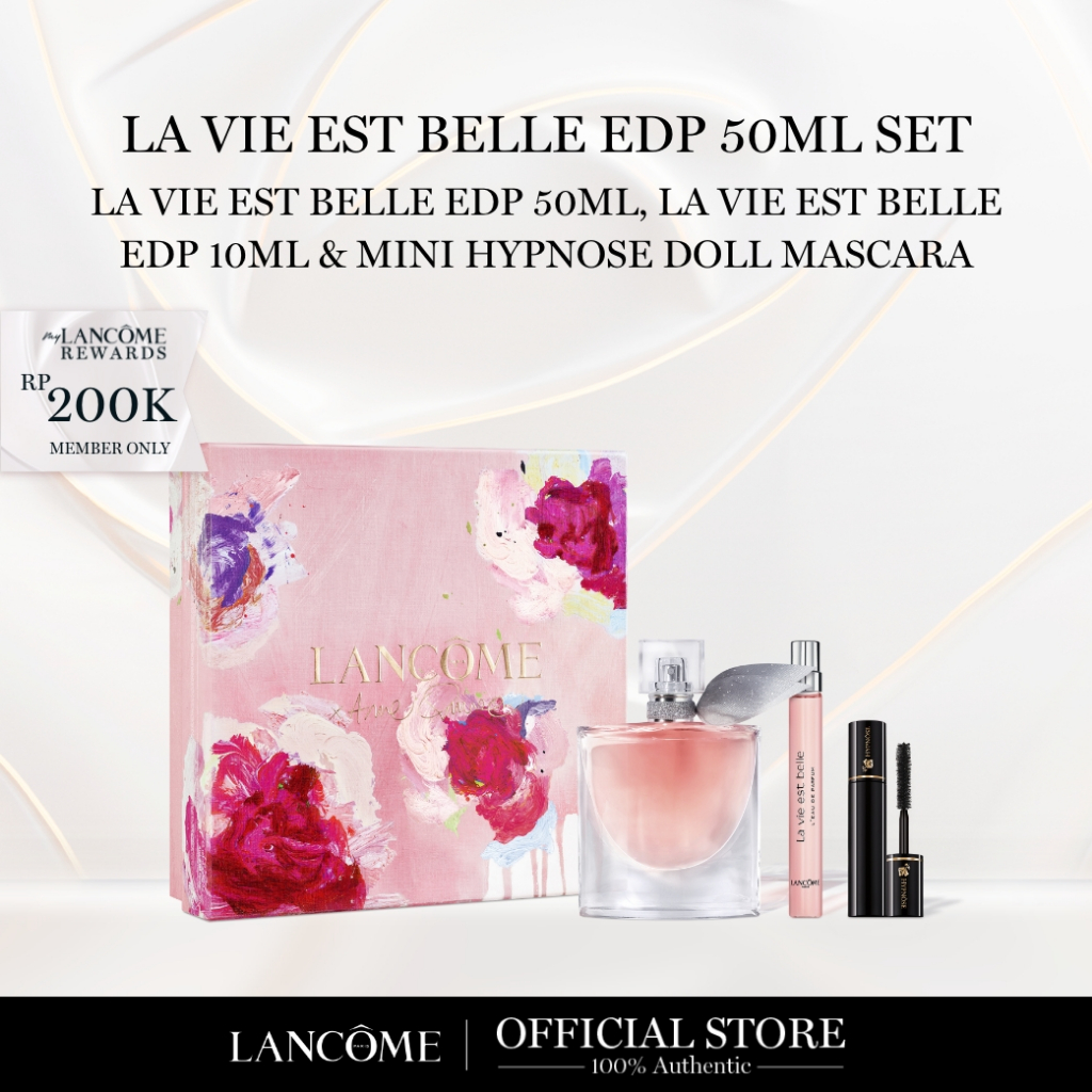 La Vie Est Belle EDP 50ml Set (La Vie Est Belle EDP 50ml, La Vie Est Belle EDP 10ml & Mini Hypnose D