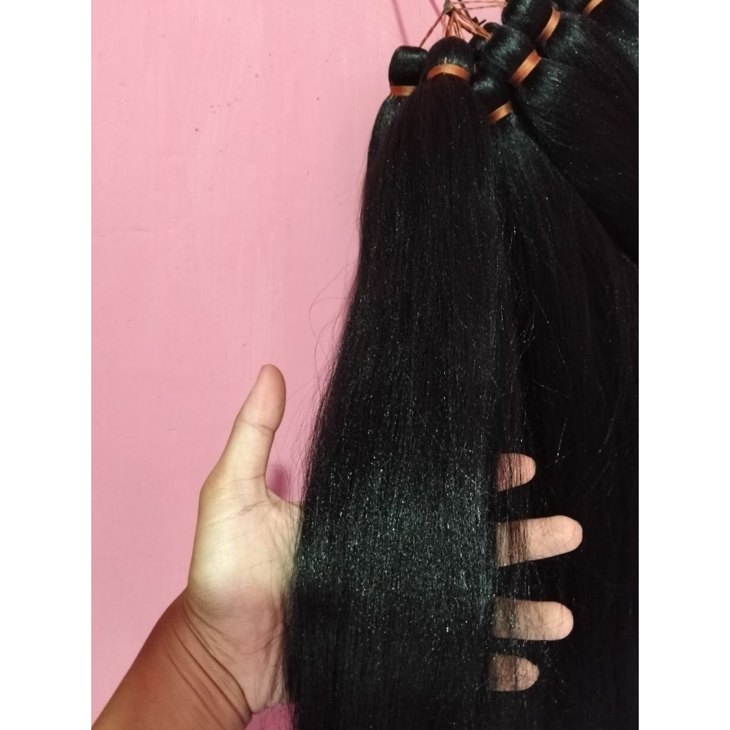 JAVATRESS PROMO Rambut Cemara Rambut Sambung Cemara Rambut Cemara Polos Rambut Cemara Hitam Rambut C