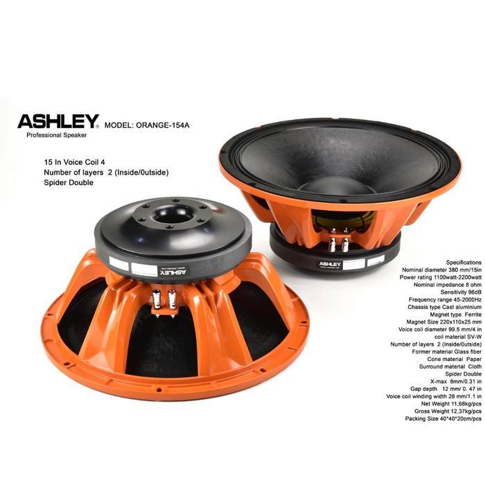 Speaker Ashley Orange 154A Coil 4 inc