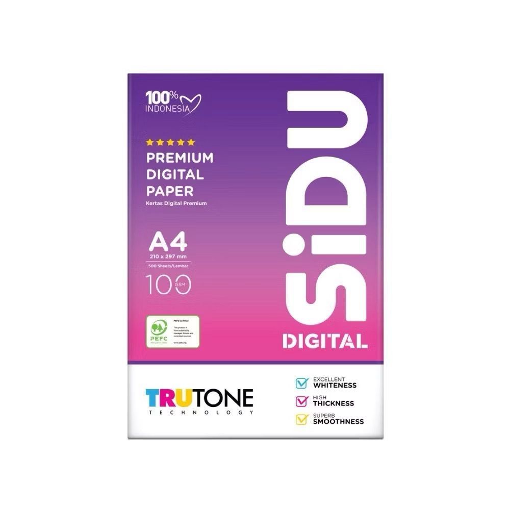 SIDU Kertas HVS Warna A4 70gr Copier 1 Rim (500 Lembar) Kertas Hvs A4 Kertas Fotocopy