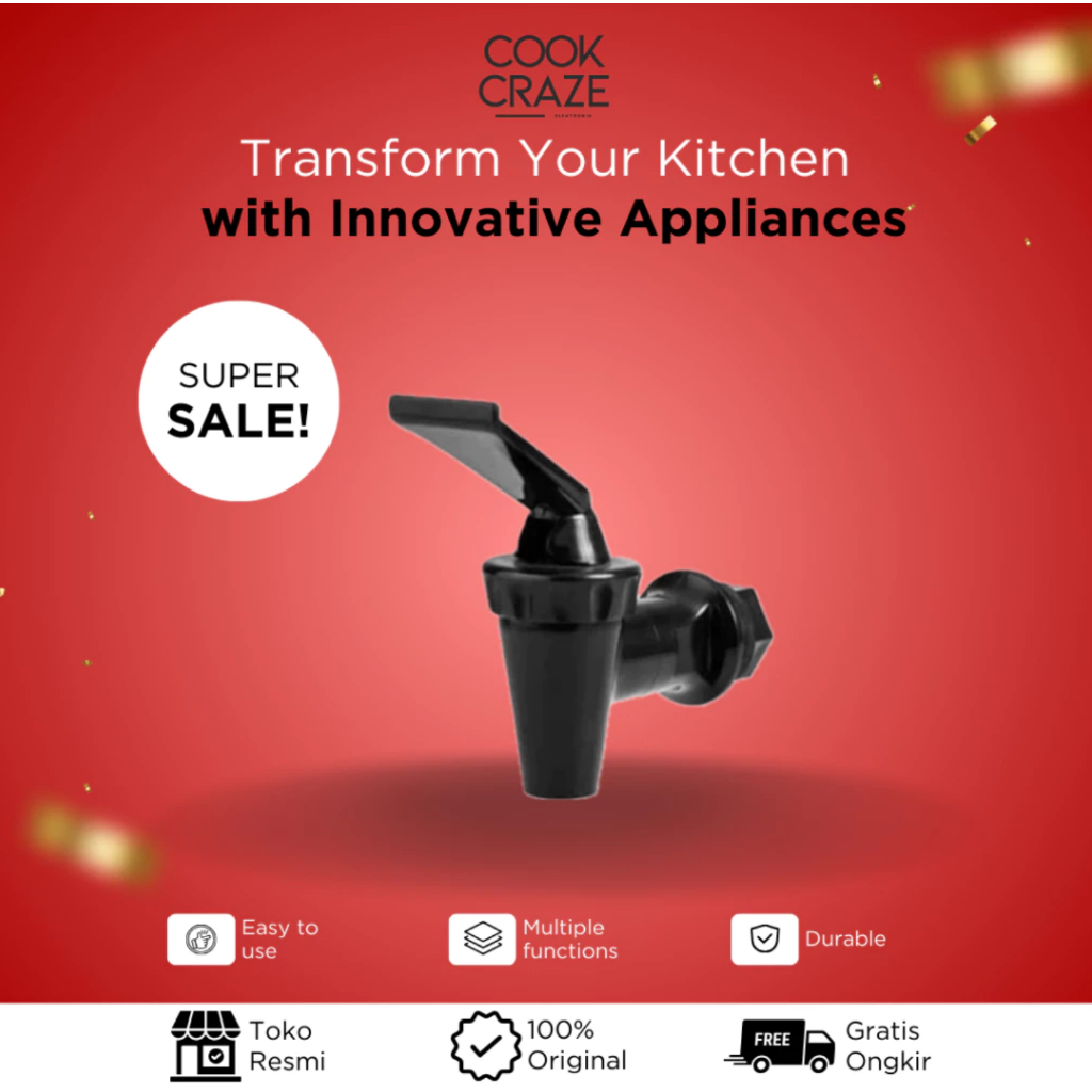 Kran Juice Dispenser Juicer Sunnex Ori TOMLINSON USA Original Belum Ada Penilaian 1 Terjual