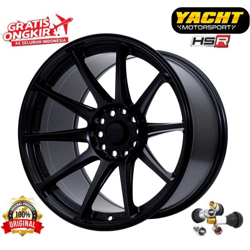 Velg HSR SHINJUKU Ring 18 Tapak Lebar 9,5/10,5 Mobil Civic Innova BMW BYD Dll
