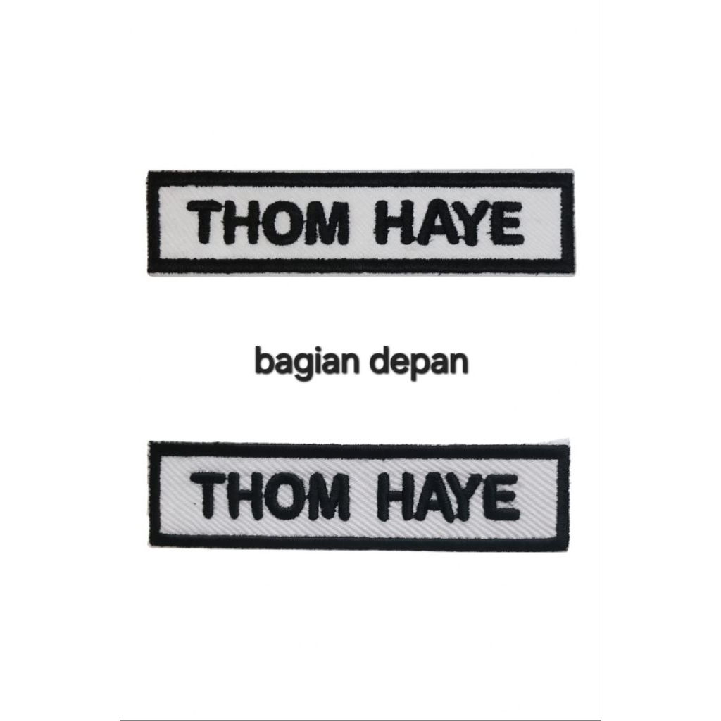 Custom Bordir Nama, Bet Nama, Bet Daerah/Sekolah, Custom Logo