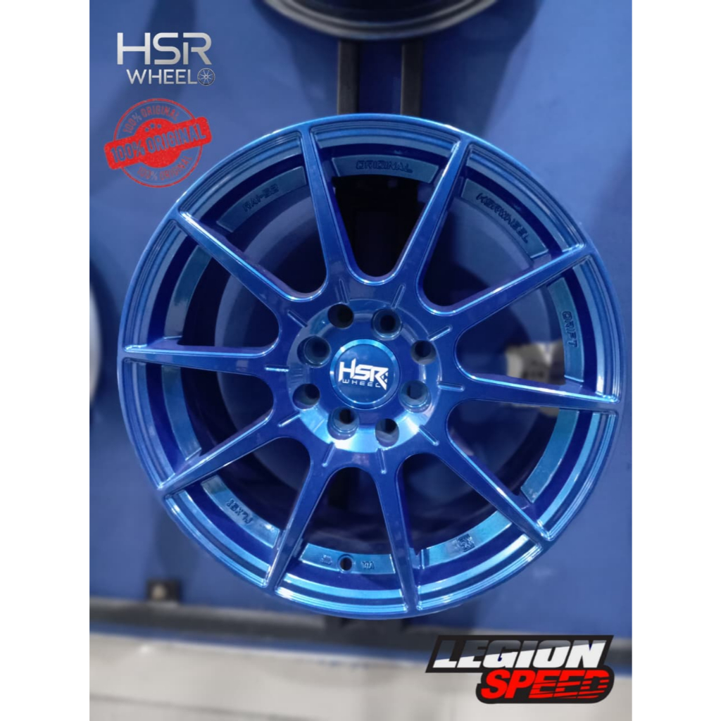 Velg Racing Hsr RAi S2 Ring 16 Cocok Untuk Jazz,Yaris,Brio, Dll