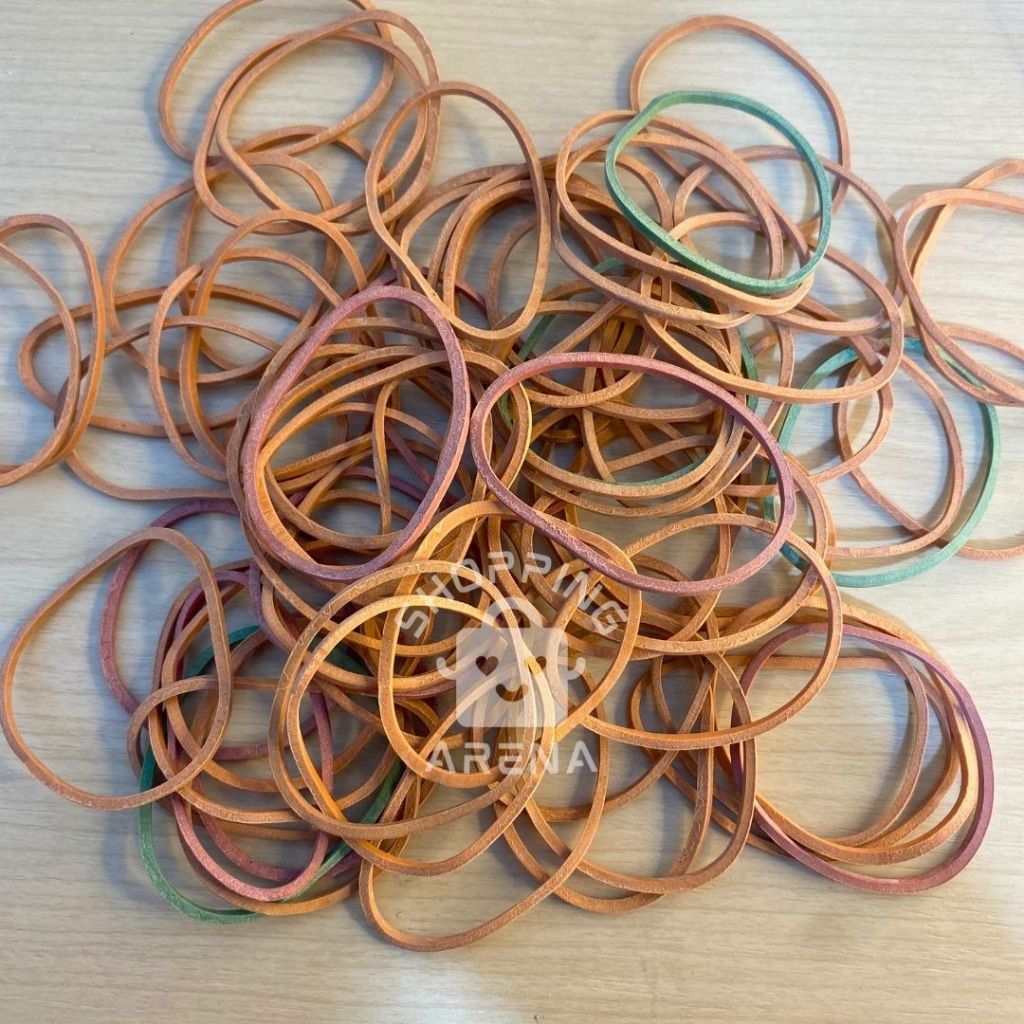 KARET GELANG 50 gram 100gram Rubber Pembungkus Pengikat Serbaguna Multifungsi Multiguna Bungkus Bung