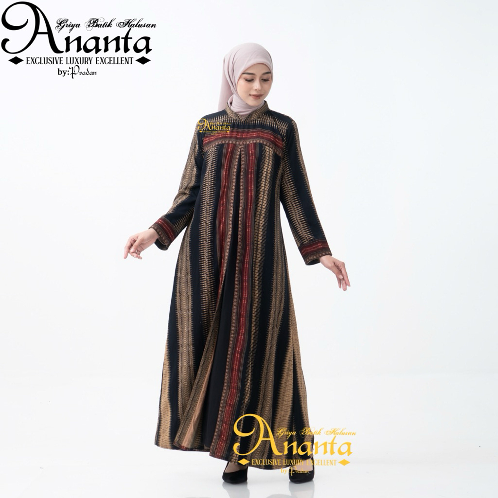 Batik Ananta Gamis Wanita EXCLUSIVE LUXURY EXCELLENT | Gamis Batik Halusan Exclusive Luxury Excellen