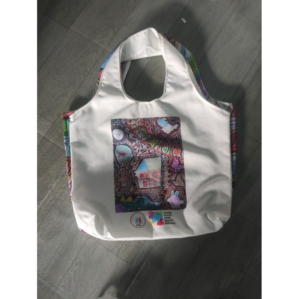 Hobo Bag Kanvas Marsoto Fullprint Perekat