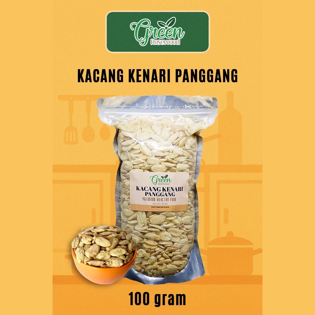 KACANG KENARI PANGGANG 100 GR / KENARI PANGGANG UTUH 100 GRAM / ROASTED KENARI NUTS 100GR