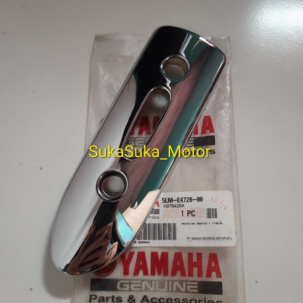 Tameng Knalpot Jupiter Lama Old 5LM 2001-2004 Bagian Kecil Original Yamaha | 5LM-E4728-00