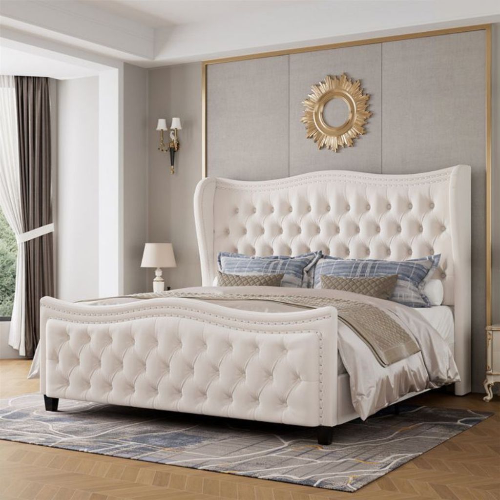 Tempat tidur modern sofabed full jok busa/dipan luxury rangka full kayu jati TPK ukuran 180x200/diva