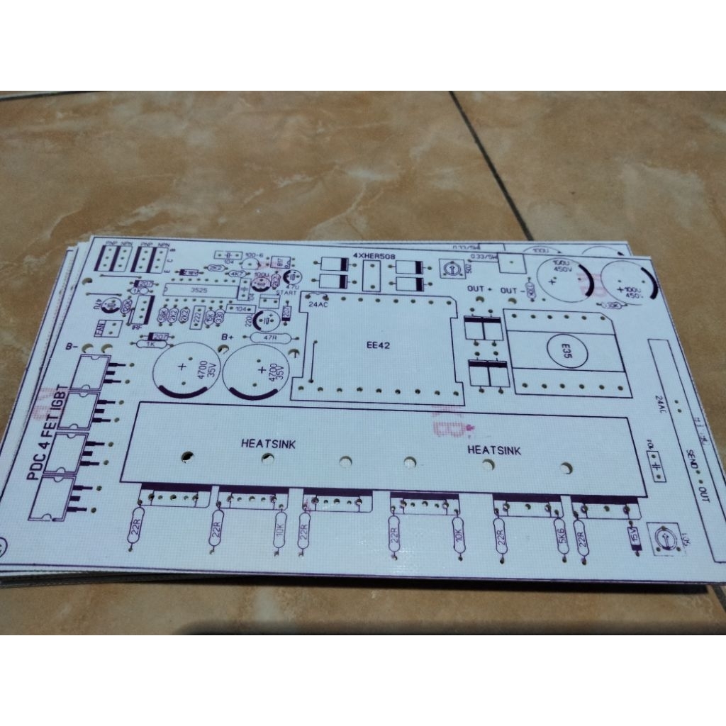 PCB PDC IGBT 4 fet Jumbo
