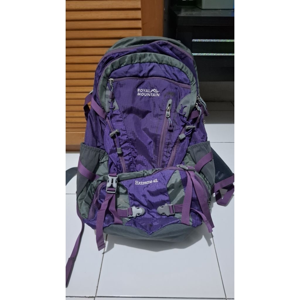 Preloved RANSEL CARRIE GUNUNG ROYAL MOUNTAIN EXTREME 40L