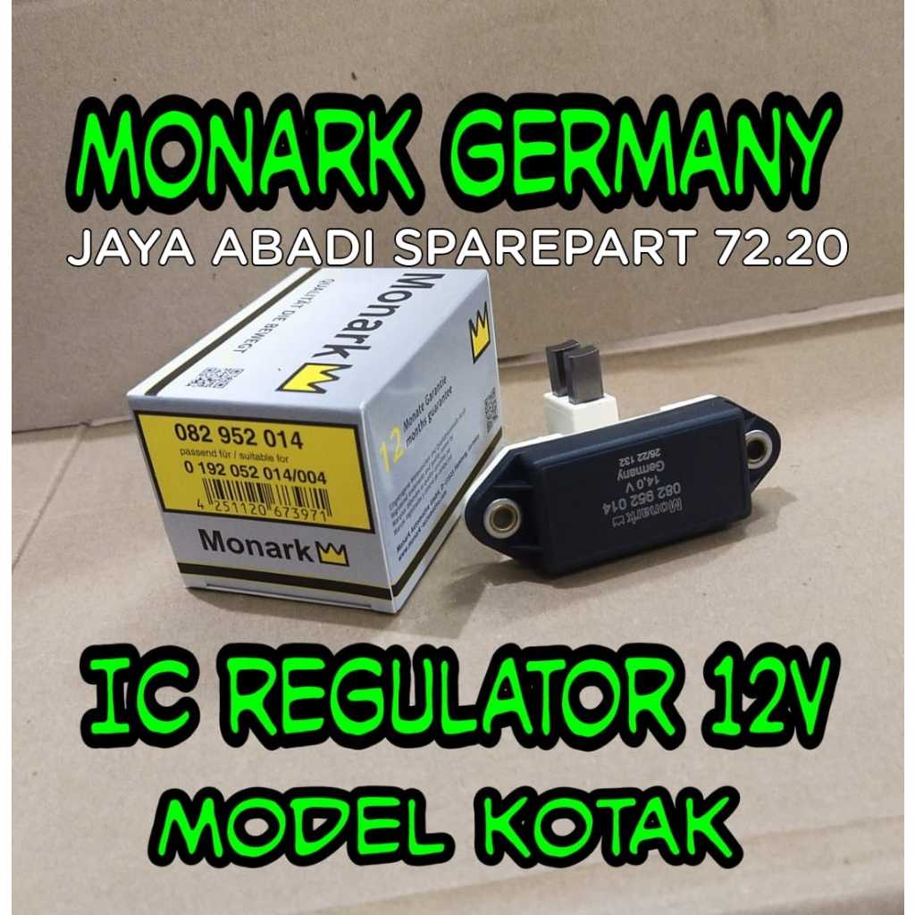 Monark Germany IC Regulator 12V Model Kotak  Monark Germany IC Regulator 12 V Model Kotak