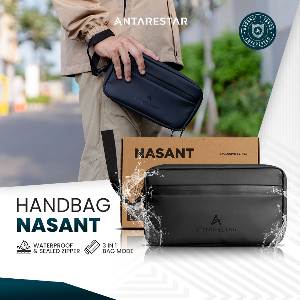 ANTARESTAR Official - Handbag Nasant Clutch Bag Pria Wanita Waterproof Outdoor Tas Tangan Pria Wanit