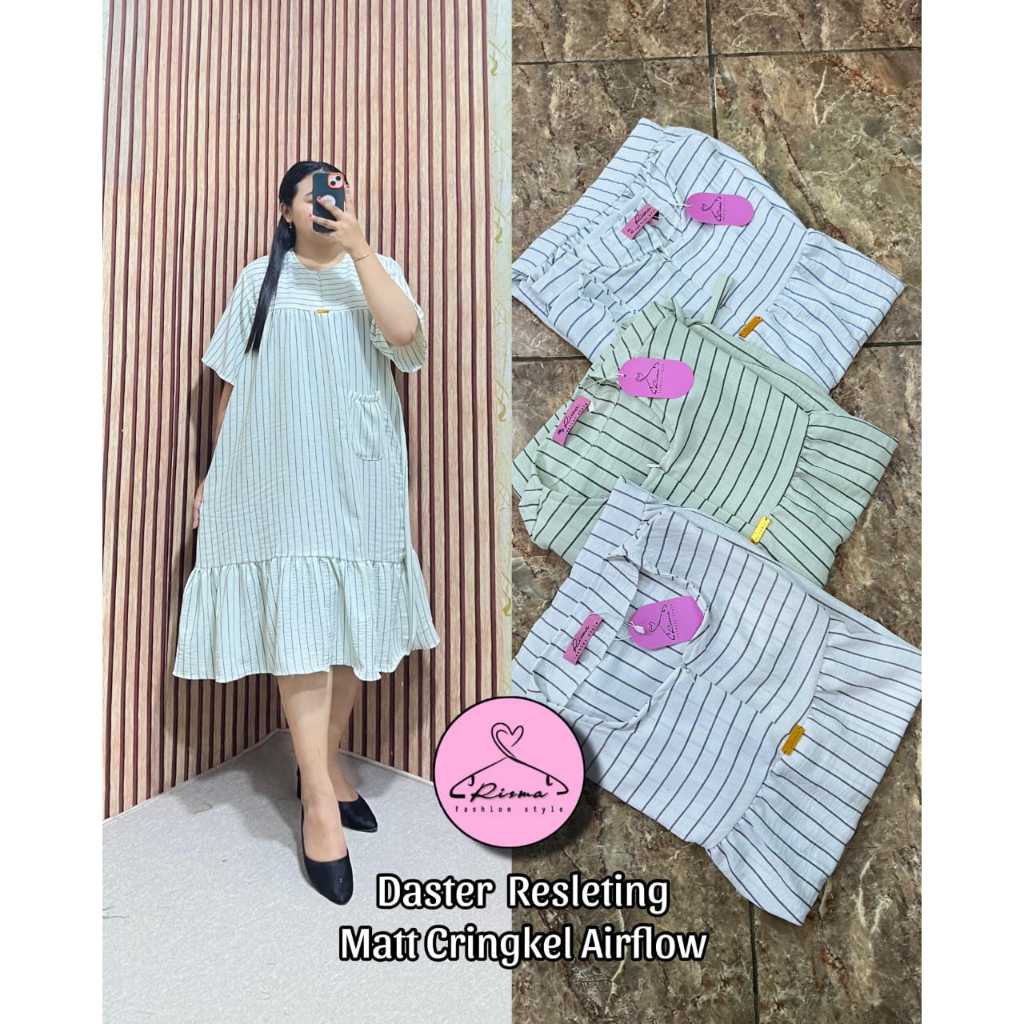 DASTER MOTIF SALUR MODEL TERBARU DAN KEKINIAN DASTER WANITA BUSUI/BUMIL FRIENDLY