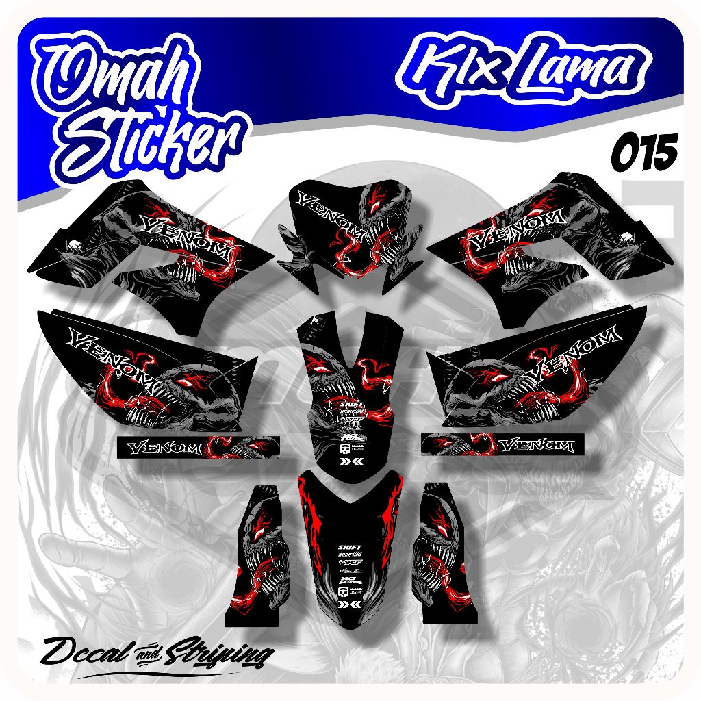 Decal KLX lama full body - decal KLX old full body , decal klx 150 old/s custom ADT.015