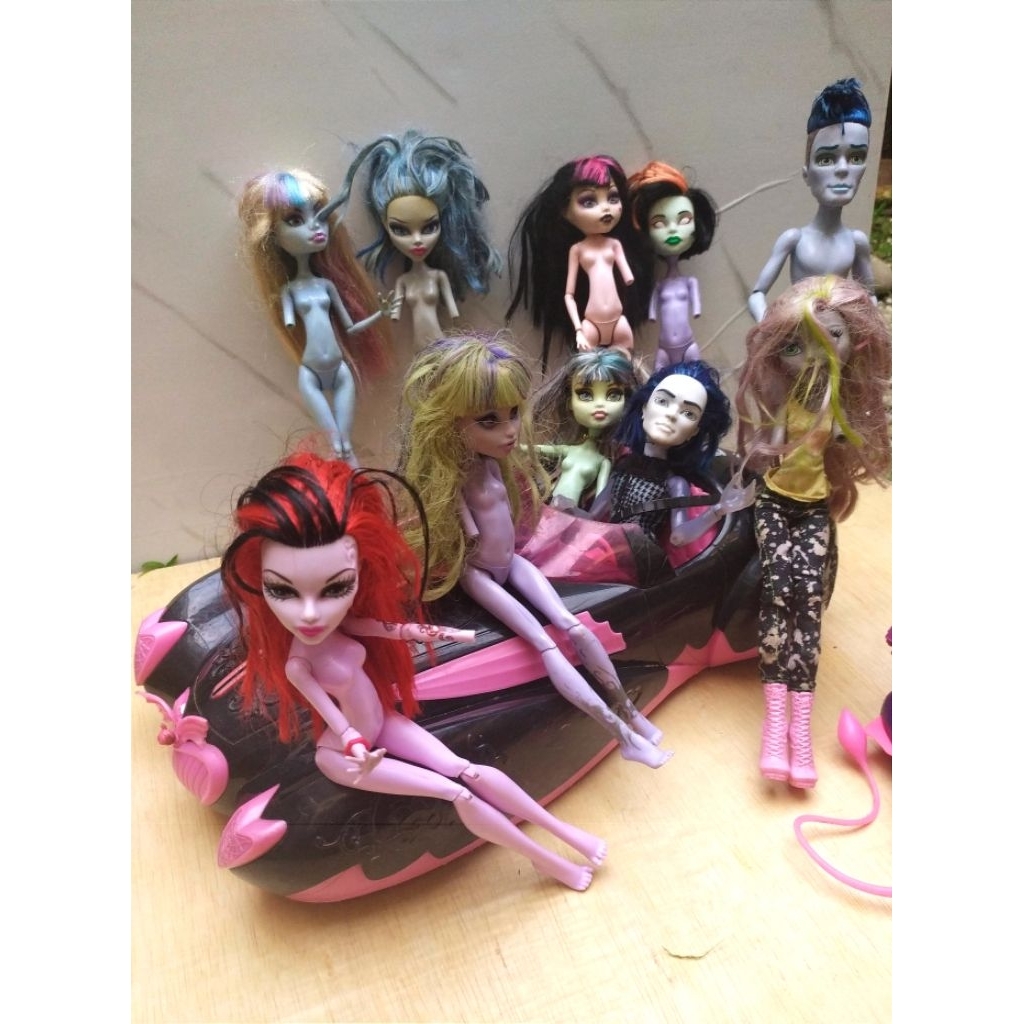 Monster High Abbey Bominable - Slo Mo Ghoul Boneka  Bekas Ori Mattel Figure Doll