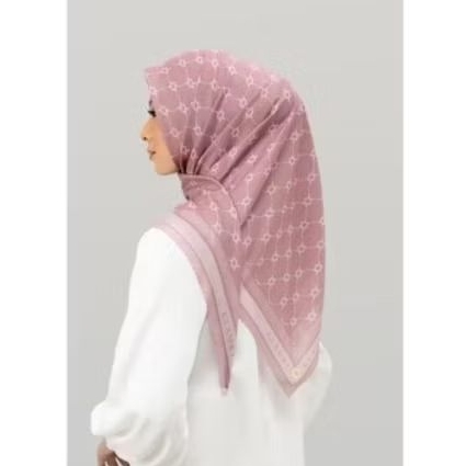 Wearing Klamby Monogram Scarf London Edition