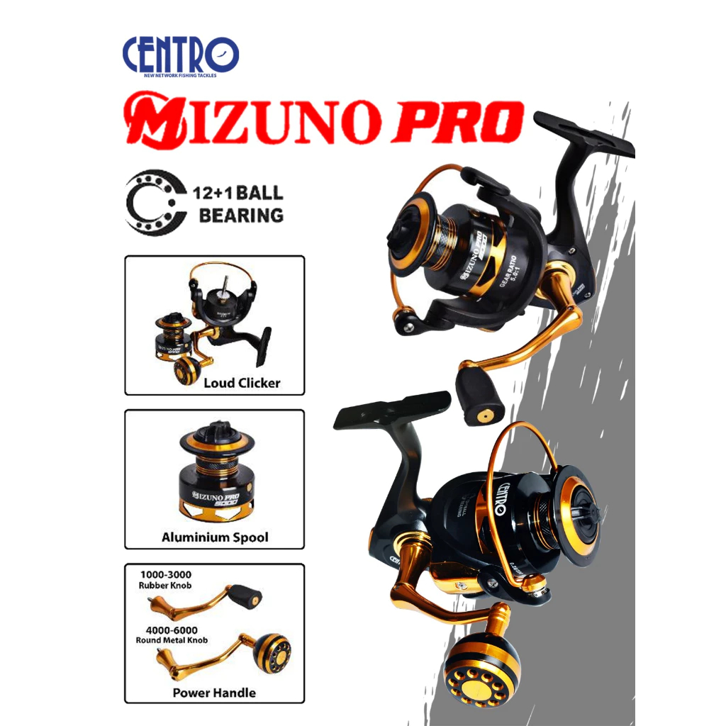 Reel Centro Mizuno pro 3000 power handle