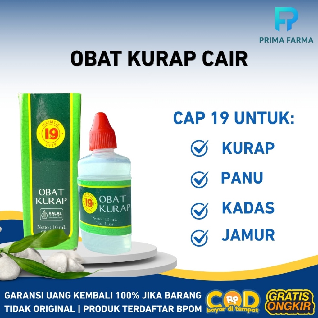 Obat Kurap Cap 19 Atasi Kulit Gatal Akibat Jamur Kurap Kadas Panu Ampuh Obat Tetes Untuk Kurap Ampuh