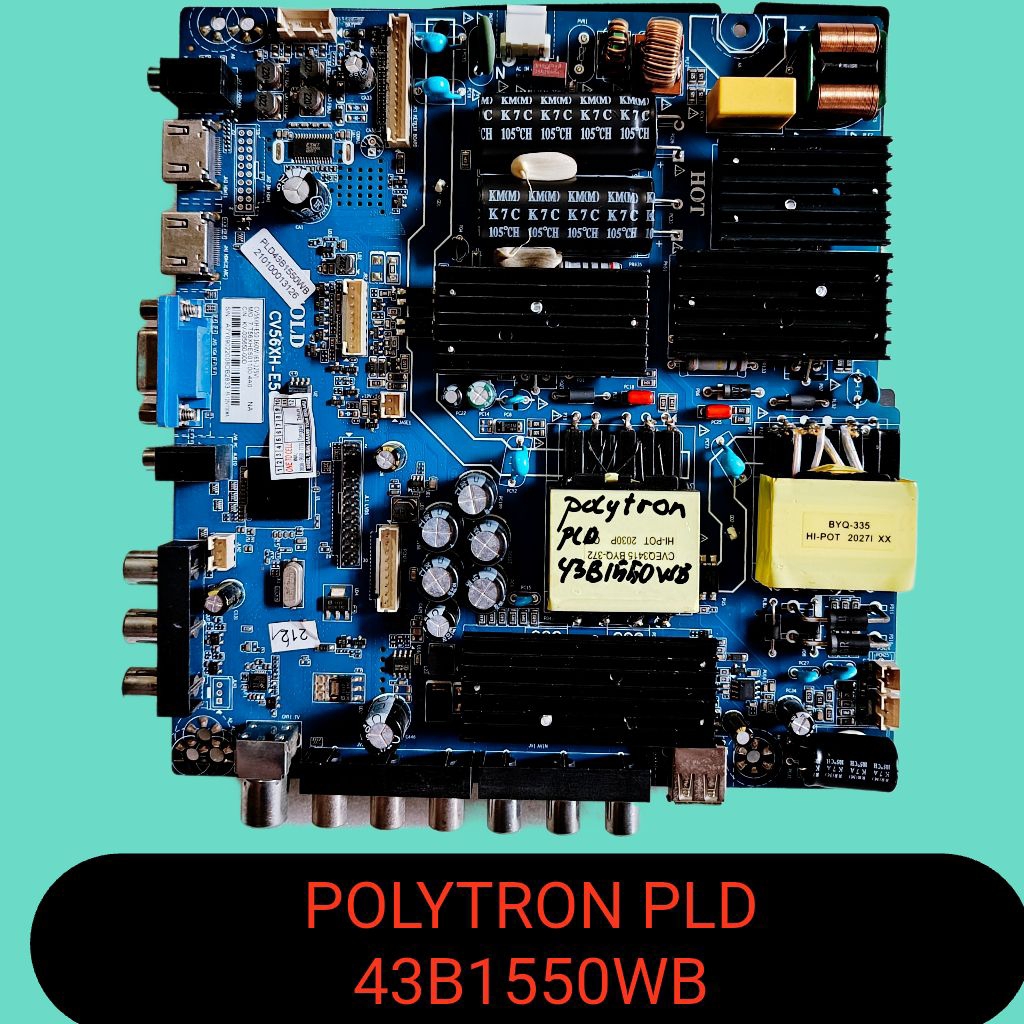 mb polytron pld 43b1550WB - mobo tv polytron pld 43b1550wb - mainboard tv polytron pld43b1550wb - mo
