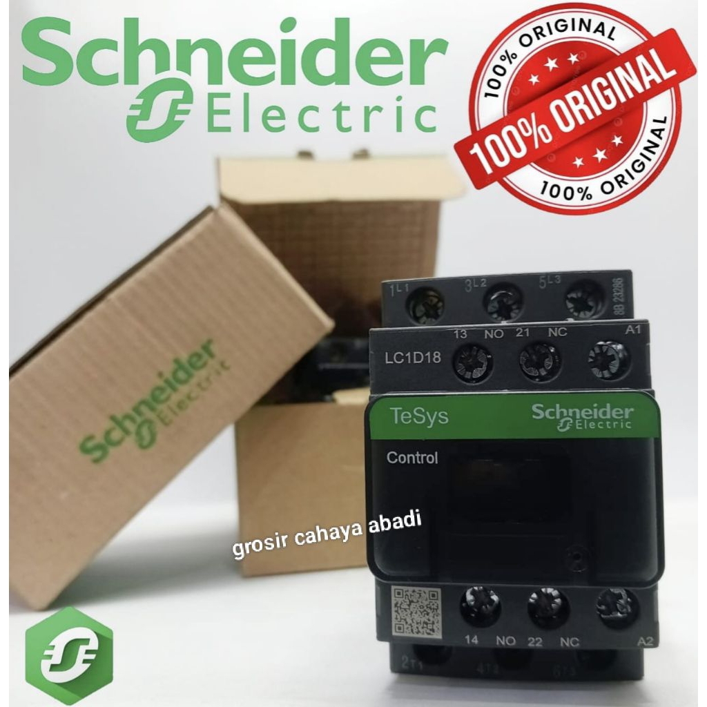 contactor schneider lc1d18e7 48vac 3phase 32a kontaktor Schneider original kontaktor Schneider lc1d1
