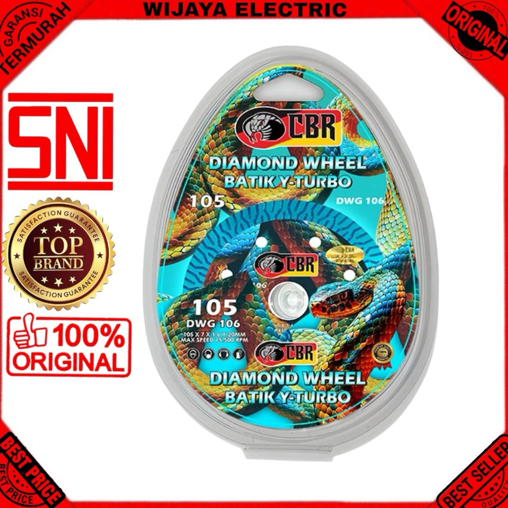 Cbr diamond wheel turbo Y 4 inch mata pisau potong keramik mata potong granit turbo Y