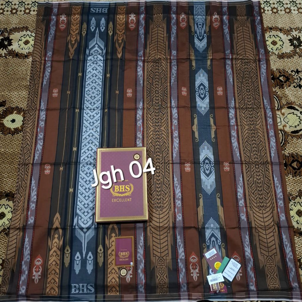 SARUNG BHS JGH/JGF/JGB BHS EXCELLENT JACQUARD GRADE GOLD FREE PAPER BAG