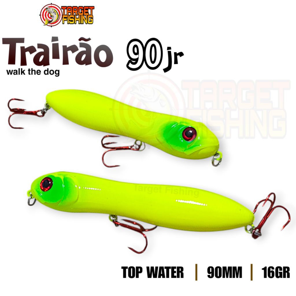 Pencil WTD Banana Trairao 90jr Top Water / Umpan Pancing Casting Toman