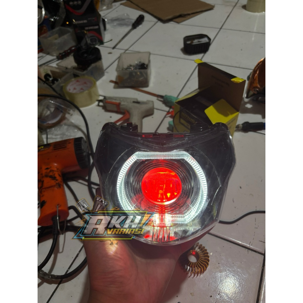 biled fulset vega zr lampu depan vega zr biled 4,5 inch tinggal pasang