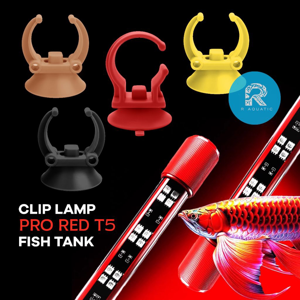 dop tempel lampu pro red view aquarium dan heater anti jatuh KANDILA