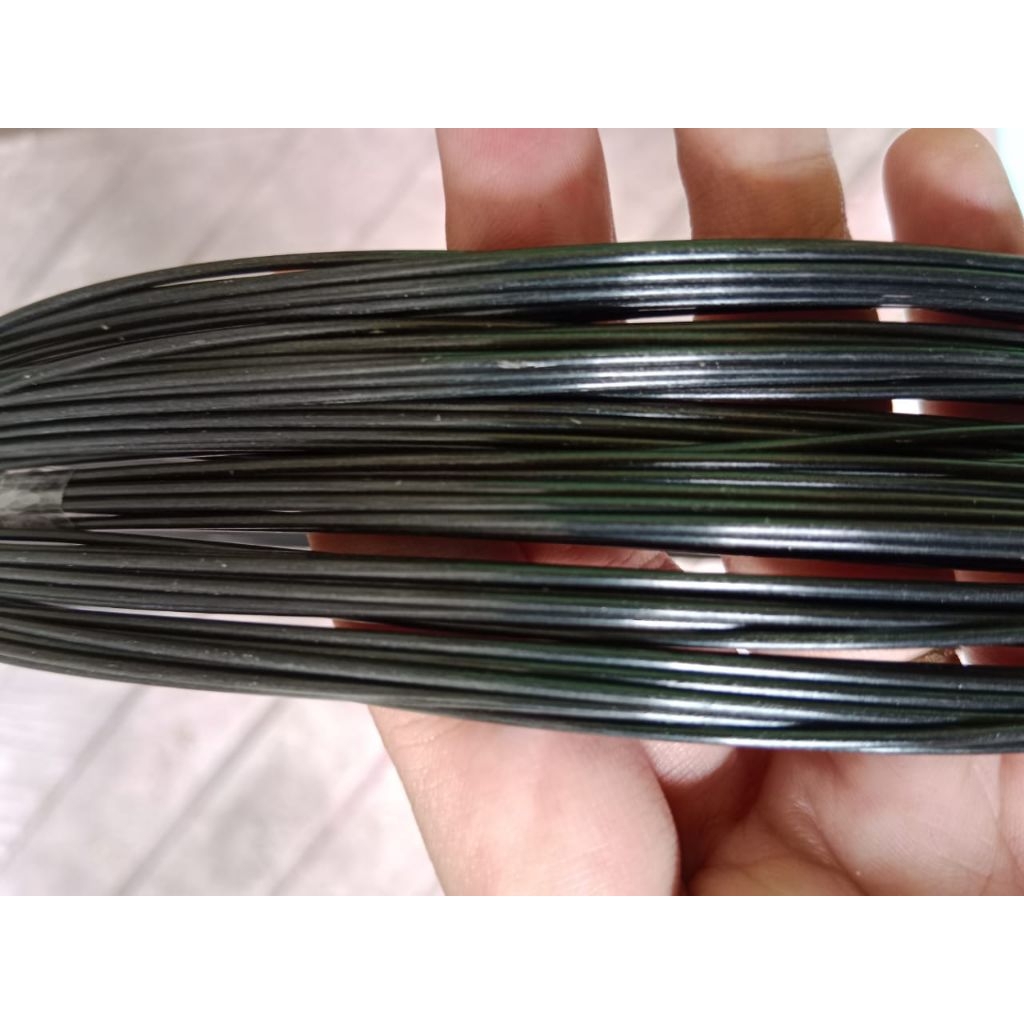 jeruji fiber HITAM ukuran 1,3mm panjang 5mtr