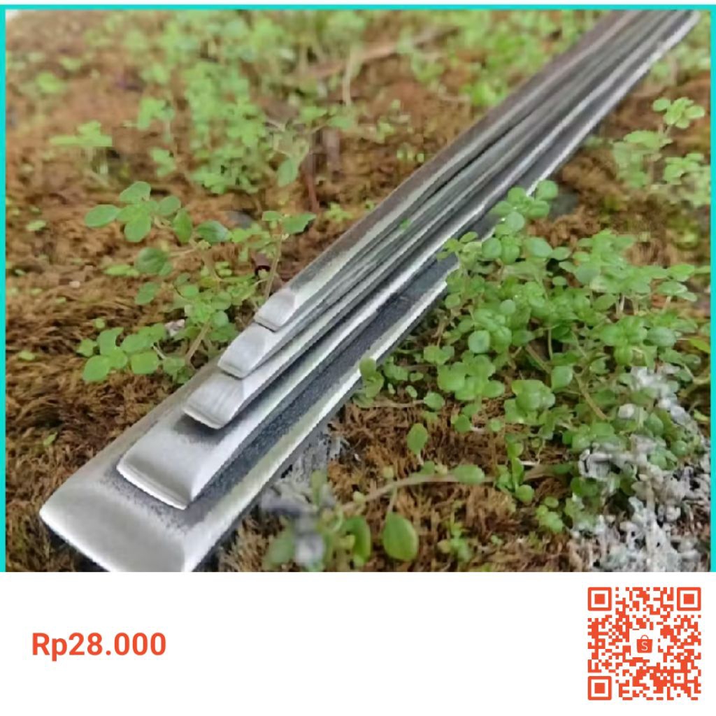 alat pahat khas Jepara alat ukir atau tatah ukir jenis penilat ukuran paralel isi 5 pcs bentuk lurus