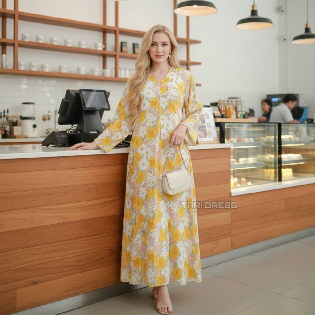 TARI DRESS - Baju Dress Wanita, Baju Batik Pekalongan, Gamis Batik, Daster Batik Pekalongan