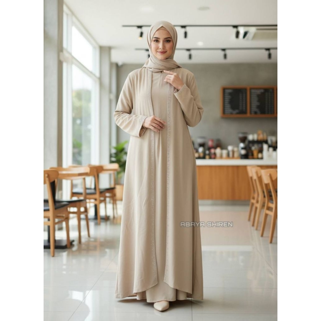 ABAYA SHIREN - Baju Busana Muslim, Baju Batik Pekalongan, Gamis, Daster Batik