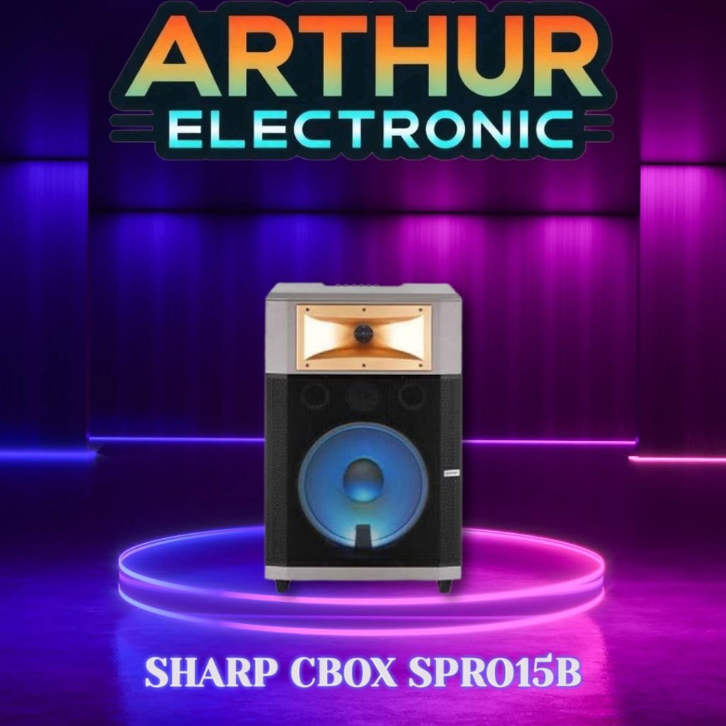 SHARP SPEAKER CBOX-SPRO15B CBOX
SPRO 15B